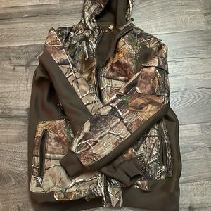 Under Armor camo zip hoodie